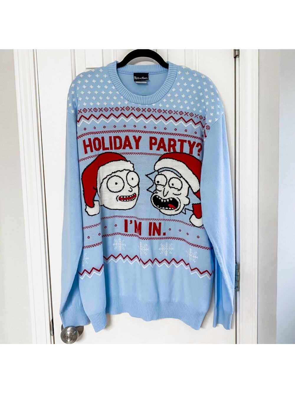 RICK & MORTY • Adult Swim Holiday Party, I’m In Christmas Sweater